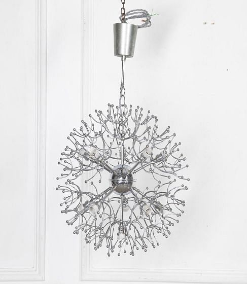 20th Century Italian Snowflake Pendant Light LL2927121