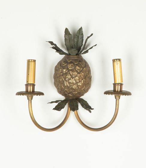 Mid-Century French Pineapple Wall Sconce in the Style of Maison Charles LL4243405