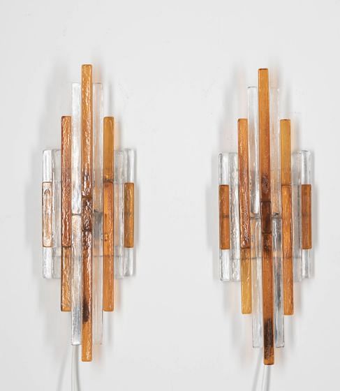 Pair of Mid-Century Italian Poliarte Sconces LL4632945
