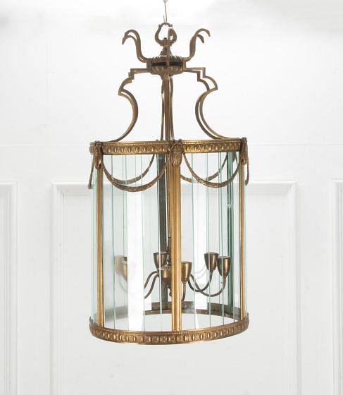 20th Century Italian Gilt Metal Lantern LL4840788