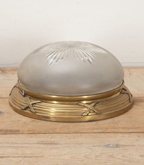 Mid-Century English Brass Lampshade LS3841712