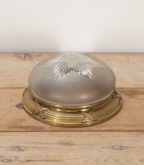 Mid-Century English Brass Lampshade LS3841713