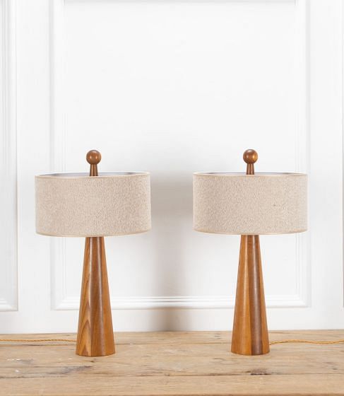 20th Century Wooden Table Lamps LT4639008