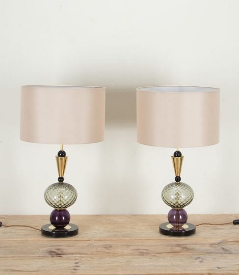 Pair of Contemporary Murano Glass Table Lamps LT4642559