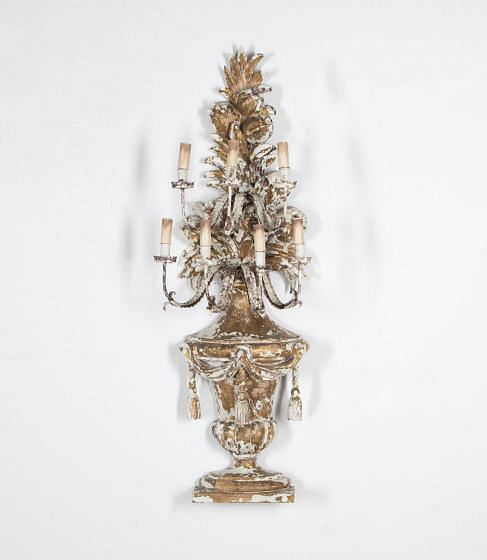 Large 20th Century Seven Arm Wall Light LW9338627