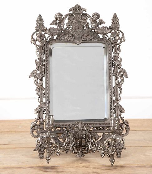 Large 19th Century French Baroque Revival Table Mirror MI1529942