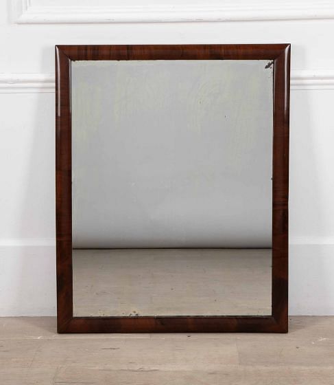 19th Century French Mahogany Framed Mirror MI1540120