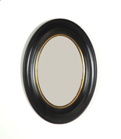 19th Century Napoleon III Oval Convex Mirror MI1561633
