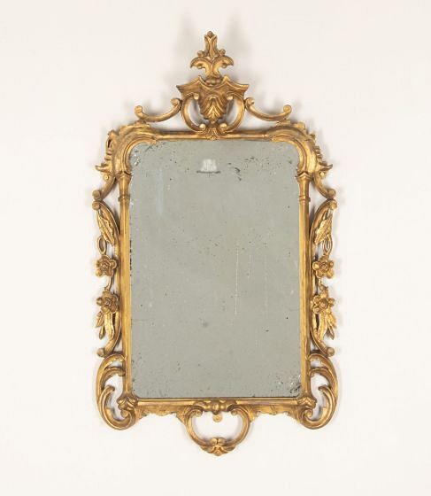 Small 19th Century French Giltwood Mirror MI2043992