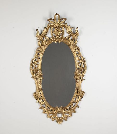 George II Giltwood Mirror MI2726695