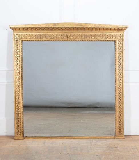 English Regency Giltwood Overmantle Mirror MI2737857