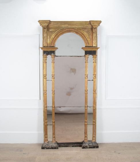 18th Century French Gilded Mirror MI3239520