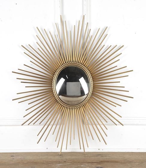 20th Century Convex Sunburst Mirror by Chaty Vallauris MI3423455