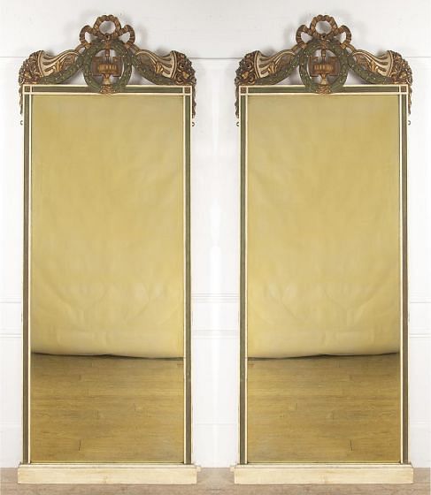 Pair of 19th Century French Decorative Mirrors MI3513661
