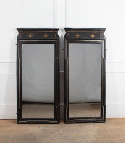 Pair of Early 20th Century English Pier Mirrors MI3641323