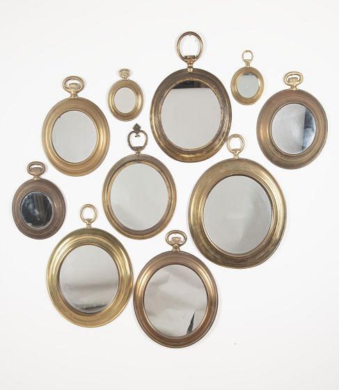 Collection of Ten 20th Century Spanish Pocket Watch Mirrors MI4030467