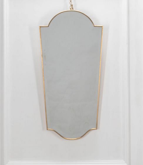 Mid-Century Brass Bevel Mirror MI4633590