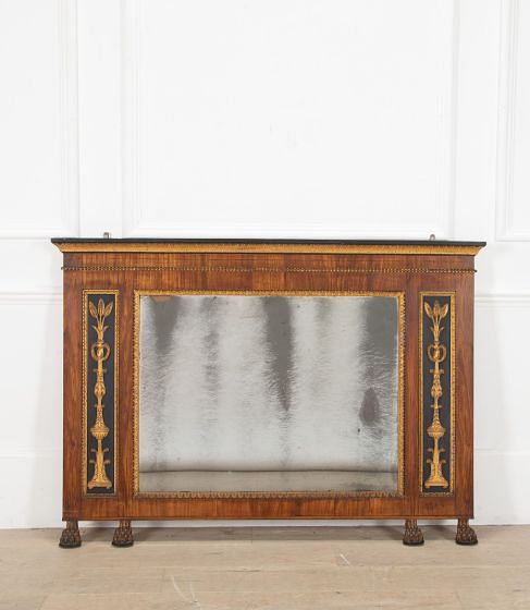 19th Century Gilt and Walnut Mirror MI5238688