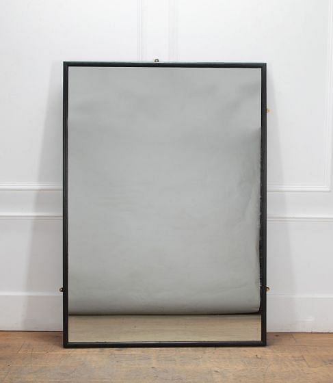 Large 20th Century English Ebonised Outfitters Mirror MI6239955