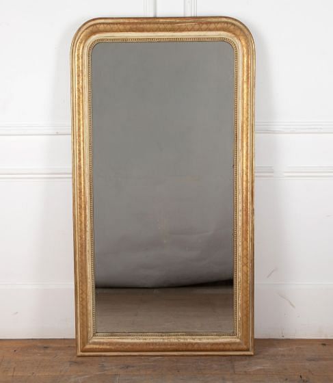 19th Century Gilded Louis Philippe Mirror MI7131803