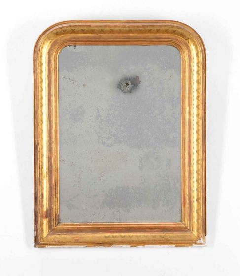 French 19th Century Water Gilded Louis Philippe Mirror MI7139779