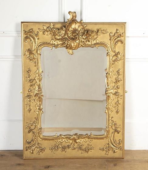 19th Century English Gilt Mirror MI8218767