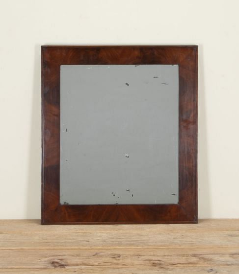Early 19th Century French Mahogany Framed Wall Mirror MI8542266