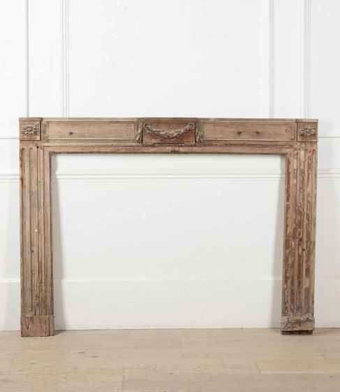 19th Century French Wooden Fire Surround OF110015