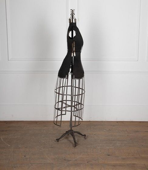 SALE: 19th Century Victorian Dress Form Cage Mannequin OF2330202