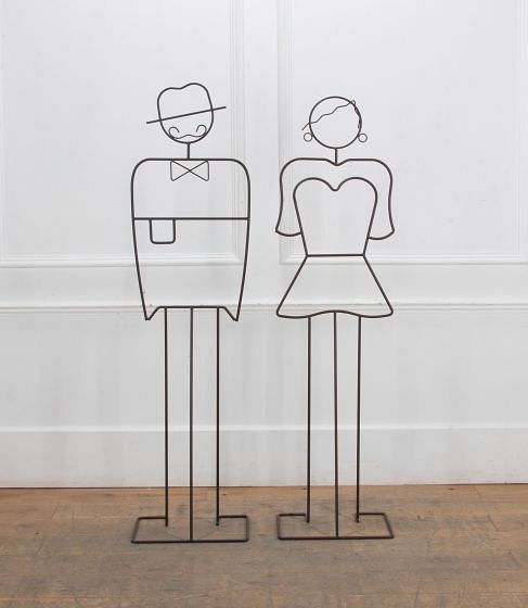 Pair of 20th Century American Valet Stands in the Style of Brian Kane OF3639944