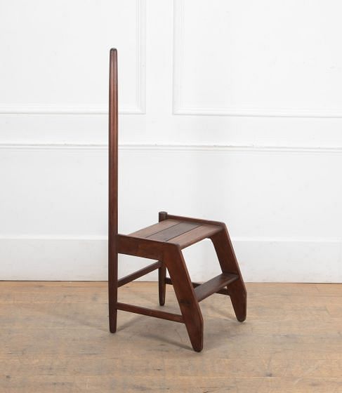 Mid-Century English Library Steps OF3641282