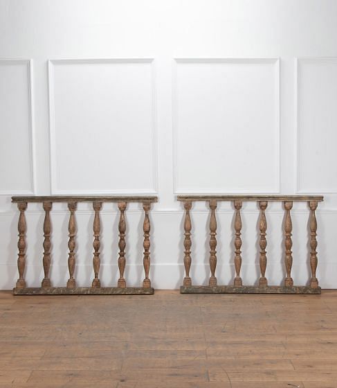 Pair of Italian 18th Century Balustrade Panels OF9338733