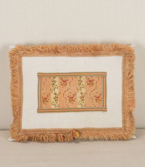 19th Century French Silk Panel Cushion RT1343383