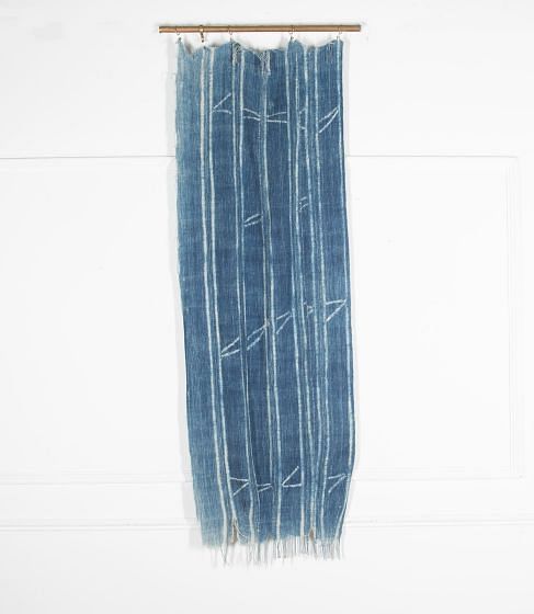 Blue and White Textile from Burkina Faso RT3937795