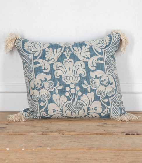 18th Century French Toile D'Abbeville Cotton Cushion RT4236260