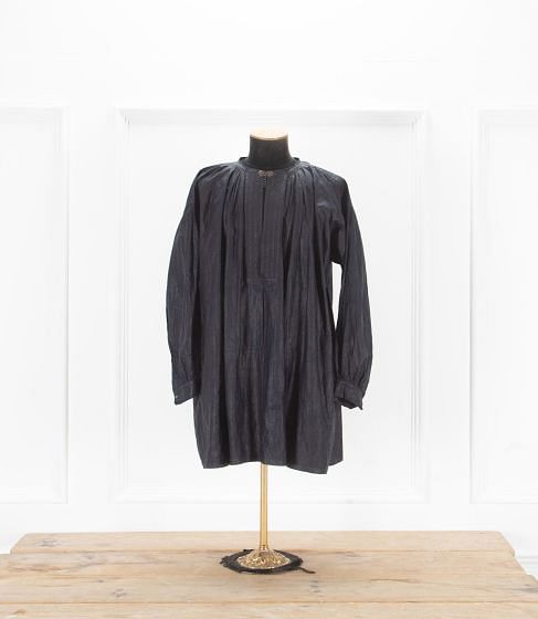 Late 19th Century Glazed Indigo Biaude RT4238415