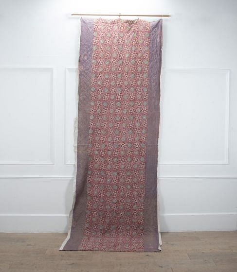 French 18th Century Block Printed Quilted Panel RT4239523