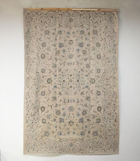 Mid 20th Century Signed Kashan Carpet RT4926356