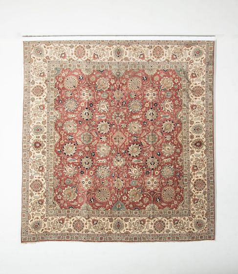 20th Century Signed Square Format Tabriz Carpet RT4937878