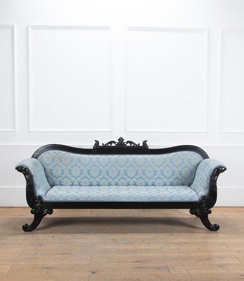 20th Century Colonial Design Ebonised Sofa SB2739261