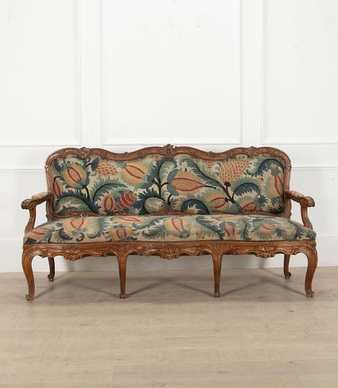 19th Century Italian Tapestry Upholstered Sofa SB2841142
