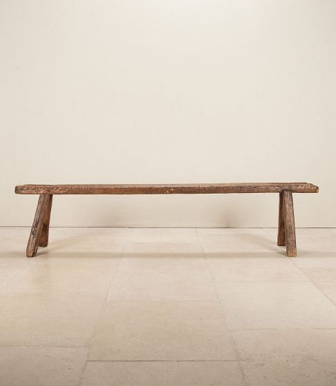 Long 18th Century English Chestnut Bench SB2843374