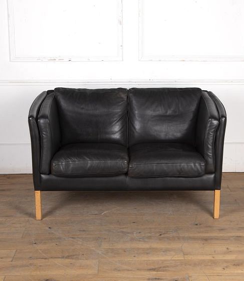 20th Century Danish Two Seater Leather Sofa SB4324387
