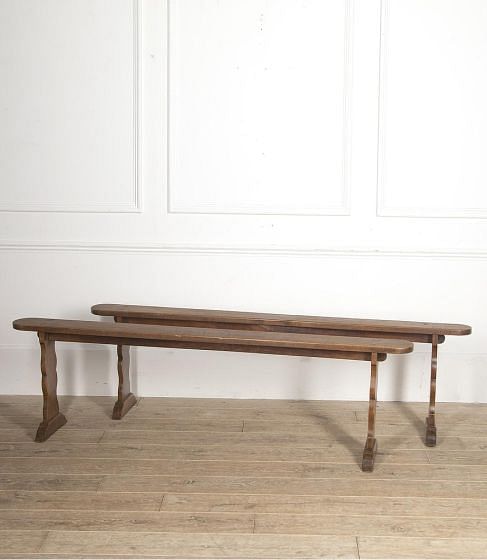 Pair of 20th Century French Oak Benches SB4815152