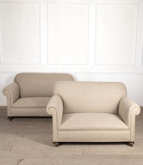 SALE: Matched Pair of 20th Century Sofas SB4826770