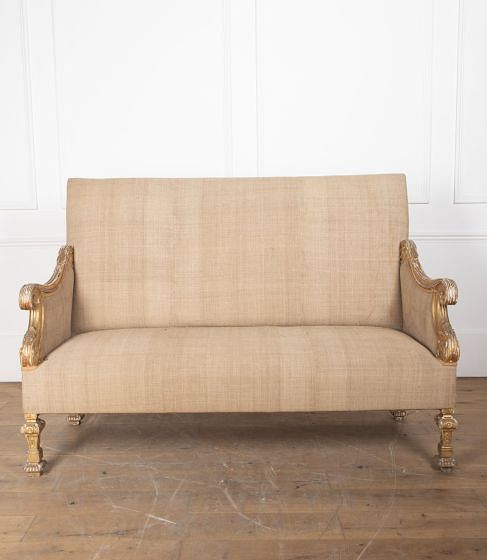 19th Century Louis XIV Style Giltwood Sofa SB9029093