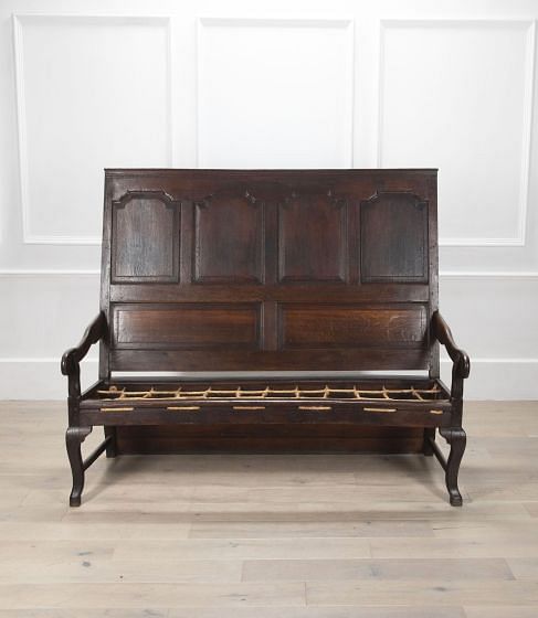 Mid 18th Century English Oak Settle SB9233520