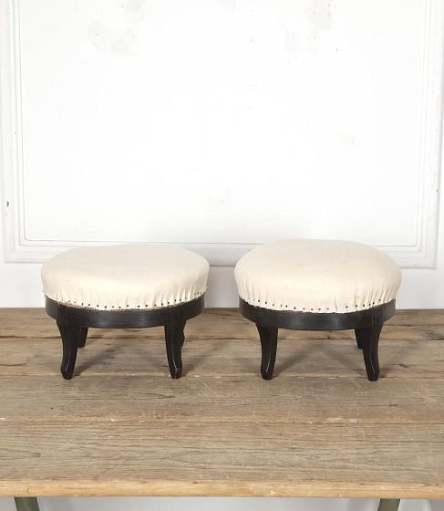 19th Century Pair Of Round Napoleon III Footstools ST1524728