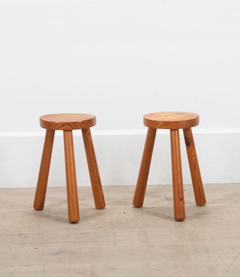 Pair of French 20th Century Milking Stools ST1539409