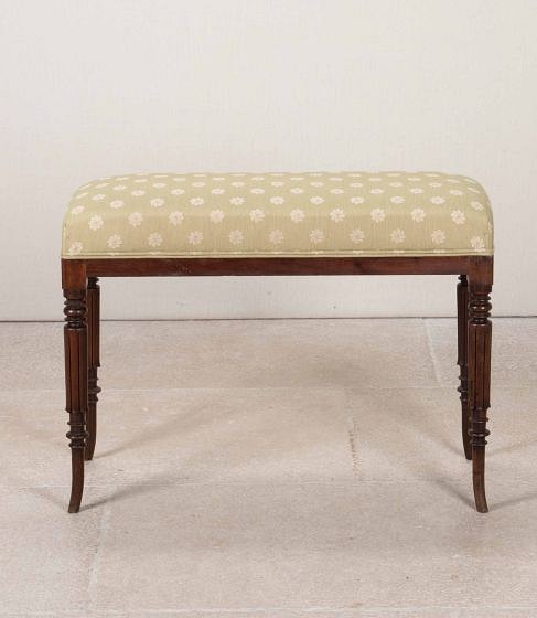 Regency Mahogany Window Seat Stool ST8043978